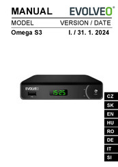 Evolveo Omega S3 Manual