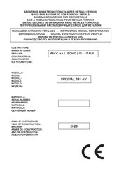 macc MB-391AVG Manual