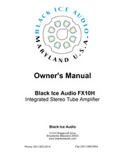 Black Ice Audio FX10H Owner's Manual
