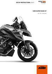 KTM 1290 SUPER DUKE GT US 2023 Setup Instructions