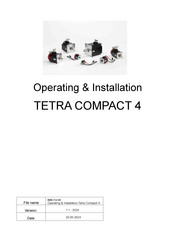 Motor Power Company TC4 80 Operating & Installation