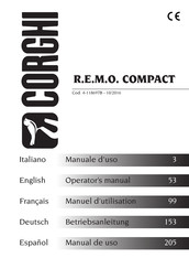 Corghi R.E.M.O. COMPACT Operator's Manual