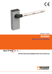 Roger Technology BI/008 Instructions And Recommendations For The Installer