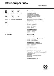 Hotpoint Ariston LFTA+ 3214 Operating Instructions Manual
