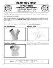 South bend SB1099-3 Owner's Manual