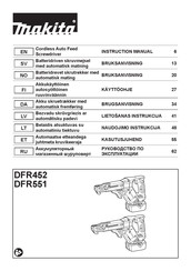 Makita DFR551Z Instruction Manual