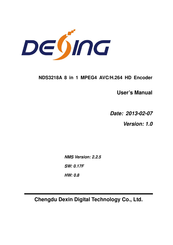 Dexin NDS3218A User Manual