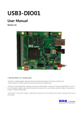 DAQ system USB3-DIO01 User Manual