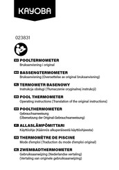 Kayoba 023831 Operating Instructions Manual