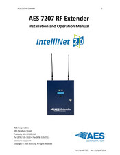 AES IntelliNet 2.0 7207 Installation And Operation Manual