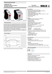 DOLD MH 9300 Translation Of The Original Instructions