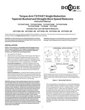 RBC DODGE TXT705E Instruction Manual