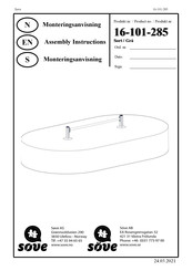 Sove 16-101-285 Assembly Instructions Manual