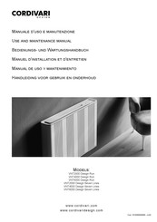Cordivari VNT2000 Design Run Use And Maintenance Manual
