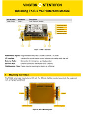 Vingtor Stentofon TKIS-2 Installation Manual