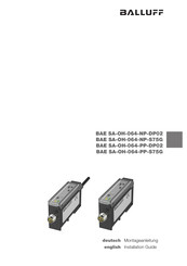 Balluff BAE SA-OH-064-NP-DP02 Installation Manual