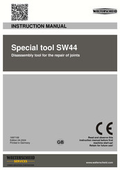 WALTERSCHEID SW45 Instruction Manual