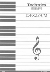Technics SX-PX224/M User Manual