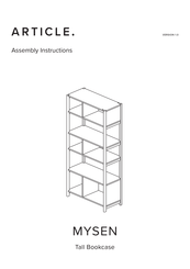 Article MYSEN Assembly Instructions Manual