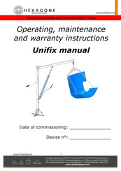 Hexagone XUFIVR30N000 Operating And Maintenance