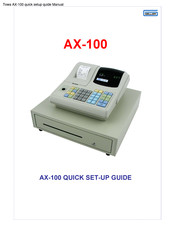 TOWA AX-100 Quick Setup Manual