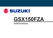 Suzuki GSX150FZA Owner's Manual