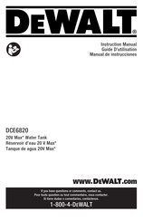 DeWalt DCE6820 Instruction Manual