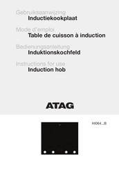 Atag HI06471B/A01 Instructions For Use Manual