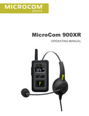 Pliant MICROCOM 900XR Operating Manual
