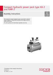 HAWE Hydraulik KA2 Assembly Instructions Manual