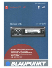 Blaupunkt 7 647 643 310 Operating And Installation Instructions