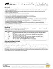 Hubbell CXR Installation Instructions
