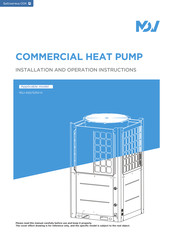MDV RSJ-420/SZN1-H Installation And Operation Instruction Manual