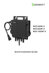Growatt NEO 600M-X Quick Installation Manual