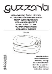 Guzzanti GZ-075 Instruction Manual