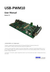 DAQ system USB-PWM10 User Manual