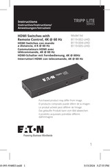 Eaton TRIPP LITE B119-005-UHD Instructions Manual