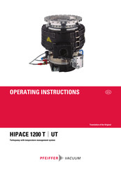 Pfeiffer Vacuum HIPACE 1200 UT Operating Instructions Manual