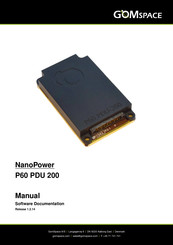 GOMspace NanoPower P60 PDU 200 Manual