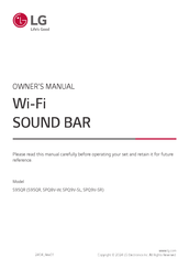 LG SPQ9V-SR Owner's Manual