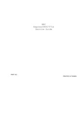 NEC Express5800/T71e Service Manual