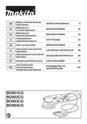 Makita BO004CG Instruction Manual