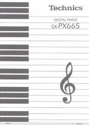 Technics SX-PX665 Manual