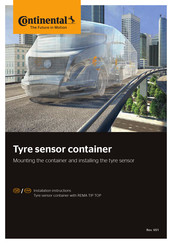 Continental Refrigerator Tyre sensor container with REMA TIP TOP Installation Instructions Manual