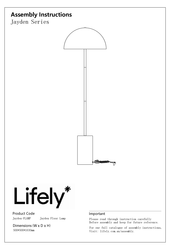 Lifely Jayden-FLAMP Assembly Instructions Manual