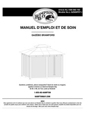 HAMPTON BAY 1000 683 163 Use And Care Manual