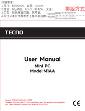 Tecno M1AA User Manual