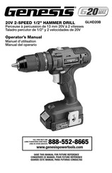 Genesis GLHD20B Operator's Manual