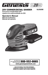 Genesis GLDS20B Operator's Manual