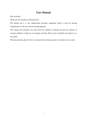 BTE FH209-B User Manual